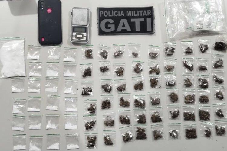 GATI realiza apreensão de entorpecentes na comunidade da Pitada, em Vitória de Santo Antão