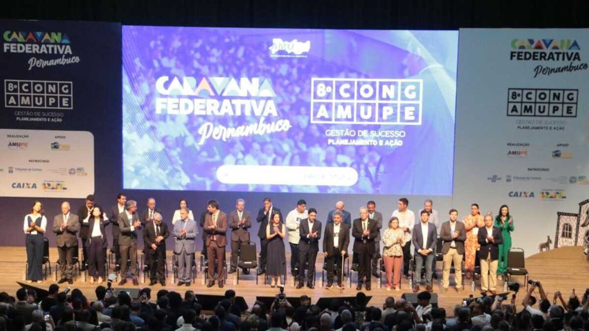 Amupe dá início ao 9º Congresso Pernambucano de Municípios nesta segunda (27) no Recife Expo Center
