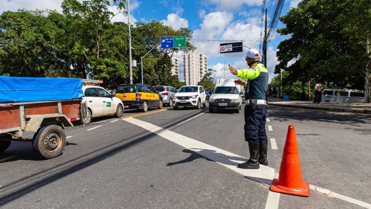 Recife terá mudanças no trânsito devido a intervenções e eventos no fim de semana