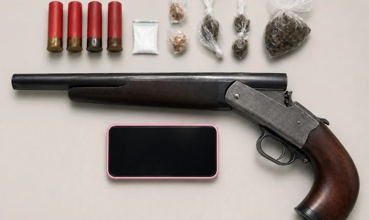 Jovem é detido com drogas, arma e munições em Chã Grande